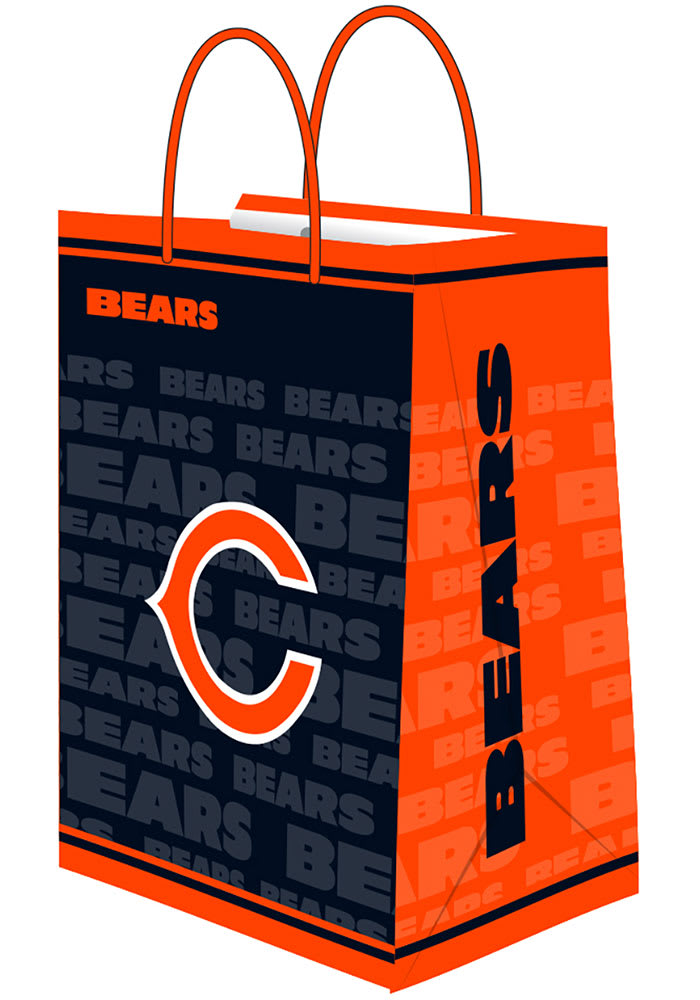 Chicago Bears Medium Navy Blue Gift Bag