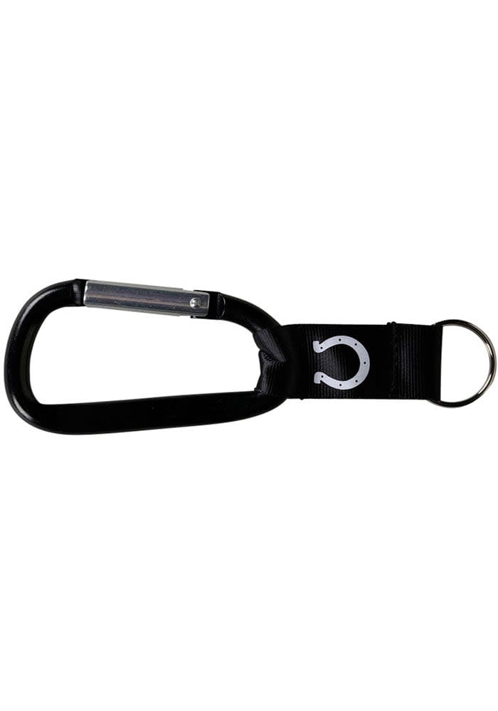 Indiana Hoosiers Carabiner Black Keychain