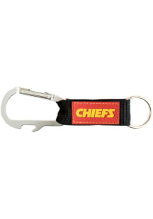 Kansas City Chiefs Wordmark Carabiner Keychain
