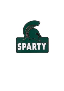 Green Michigan State Spartans Souvenir Mascot Pin