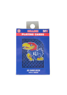 Kansas Jayhawks Diamond Plate Playing Cards