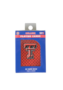Texas Tech Red Raiders Diamond Plate Playing Cards