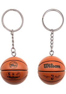Philadelphia 76ers Basketball Keychain