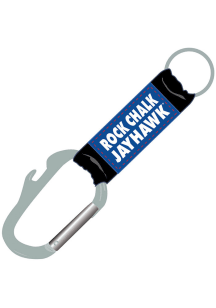 Kansas Jayhawks Slogan Carabiner Keychain