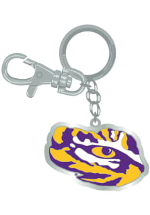LSU Tigers Logo Keychain