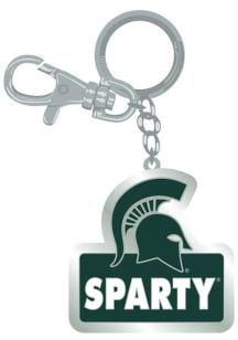 Michigan State Spartans Mascot Keychain