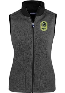Cutter and Buck Nashville SC Womens Graphite Cascade Sherpa Vest