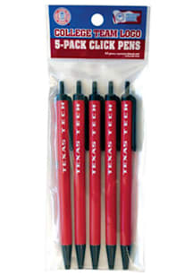 Texas Tech Red Raiders 5pk Click Pen - Red