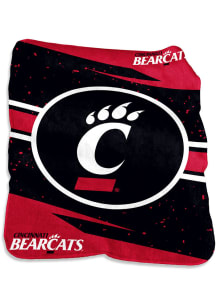 Red Cincinnati Bearcats Circle Raschel Throw Blanket