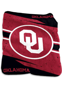 Oklahoma Sooners Circle Raschel Blanket