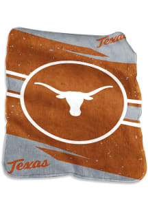 Texas Longhorns Circle Raschel Throw Blanket - Burnt Orange
