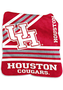 Houston Cougars Raschel Raschel Throw Blanket - Red
