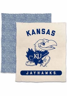Kansas Jayhawks Luxe 50x60 Fleece Blanket - Blue
