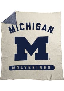 Yellow Michigan Wolverines Luxe 50x67 Fleece Blanket