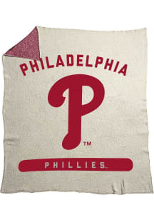 Philadelphia Phillies Luxe 50x60 Fleece Blanket - Red