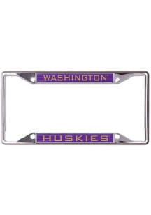 Washington Huskies Purple  Printed Printed Metal License Frame