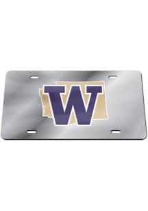 Washington Huskies Silver  State Specialty Acrylic License Frame