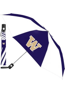 Purple Washington Huskies Auto Fold Umbrella