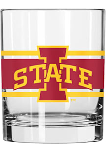 Iowa State Cyclones 14oz Stripe Rock Glass - Cardinal