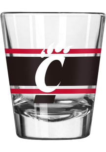 Red Cincinnati Bearcats 2oz Stripe Shot Glass