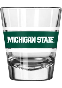 Green Michigan State Spartans 2oz Stripe Shot Glass