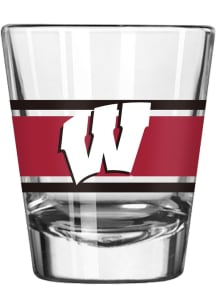 Cardinal Wisconsin Badgers 2oz Stripe Shot Glass