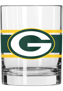 Green Bay Packers 14oz Stripe Rock Glass