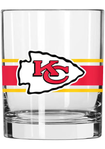 Kansas City Chiefs 14oz Stripe Rock Glass