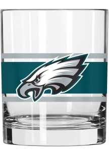 Philadelphia Eagles 14oz Stripe Rock Glass