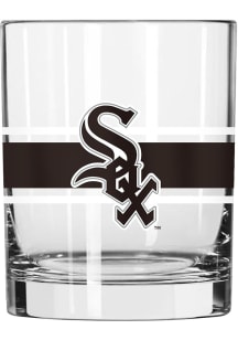 Chicago White Sox 14oz Stripe Rock Glass - Blue