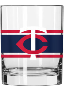 Minnesota Twins 14oz Stripe Rock Glass - Red