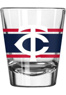 Minnesota Twins 2oz Stripe Design Shot Glass