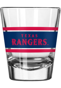 Texas Rangers 2oz Stripe Design Shot Glass