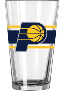 Indiana Pacers 16oz Stripe Pint Glass - Navy Blue