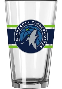 Minnesota Timberwolves 16oz Stripe Pint Glass