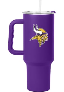 Minnesota Vikings 40Oz Full Color Stainless Steel Tumbler - Purple