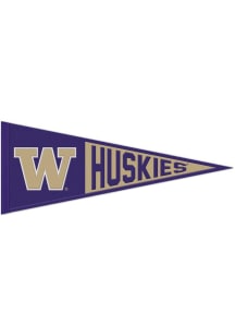 Purple Washington Huskies Wool Pennant