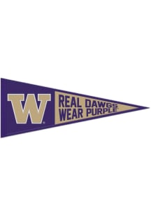 Purple Washington Huskies Wear Purple Wool Pennant