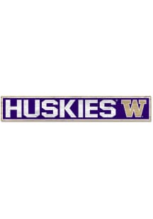 Purple Washington Huskies 6 X 36 Sign