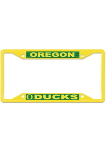 Oregon Ducks Yellow  Metal License Frame