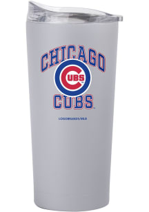 Logo Brands Chicago Cubs 20oz Athletic Stainless Steel Tumbler - Grey