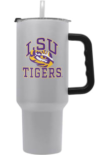 Logo Brands LSU Tigers 40oz Athletic Stainless Steel Tumbler - Grey