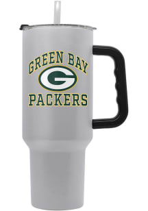 Logo Brands Green Bay Packers 40oz Athletic Stainless Steel Tumbler - Grey