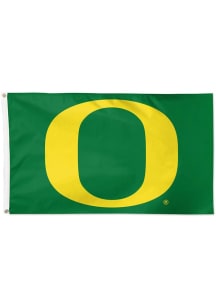 Green Oregon Ducks 3x5 Silk Screen Grommet Flag