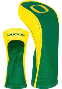 Green Oregon Ducks Hybrid Golf Headcover