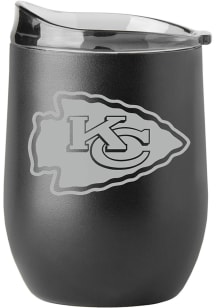 Kansas City Chiefs Gunmetal 16 Oz Black Powder Stainless Steel Stemless