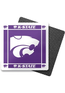 Purple K-State Wildcats 4Pk Neoprene Coaster