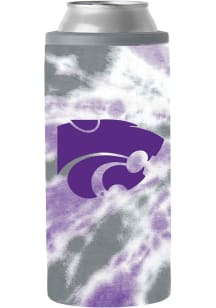 Purple K-State Wildcats 12 Oz Tie Dye Stainless Steel Coolie