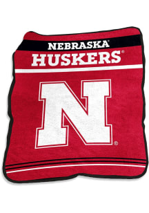 Red Nebraska Cornhuskers Gameday Raschel Throw Raschel Throw Blanket