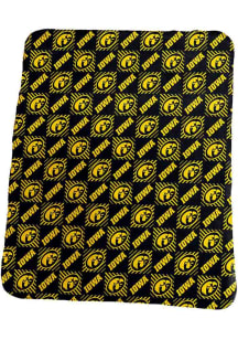 Iowa Hawkeyes Repeating Pattern Fleece Blanket